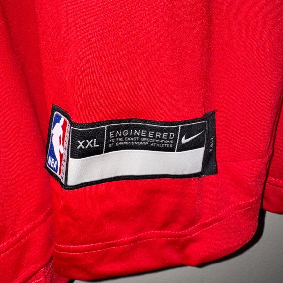 Nike NBA Atlanta Hawks Team Issue Player Pregame Warmup LS Shirt Red Mens - Picture 6 of 13